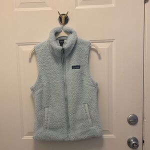 Patagonia Light Blue Fleece Vest